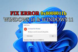 Hướng Dẫn Cách Khắc phục lỗi error 0x0000011b khi kết nối máy in trong mạng LAN